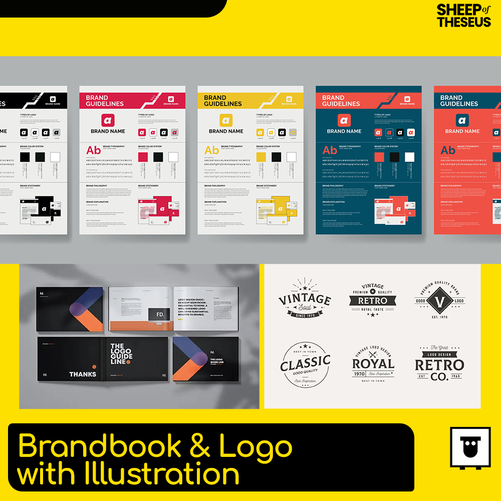 Brandbook & Logo with Illustrations