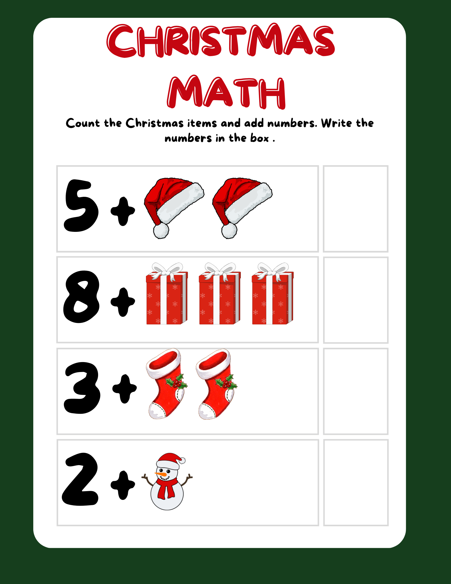 Christmas Holiday Activity Book