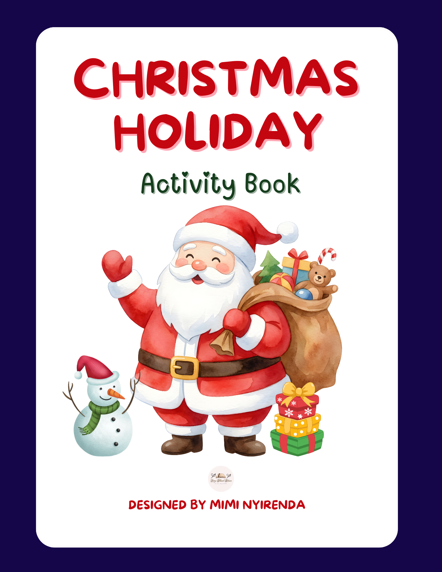 Christmas Holiday Activity Book