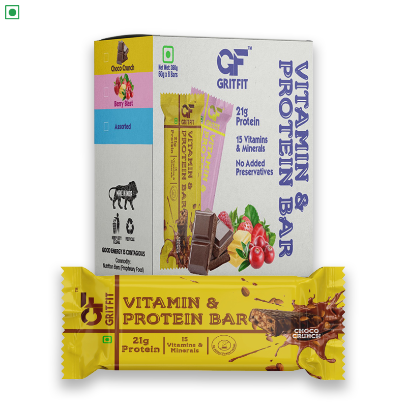  GritFit Protein Bars Choco Crunch