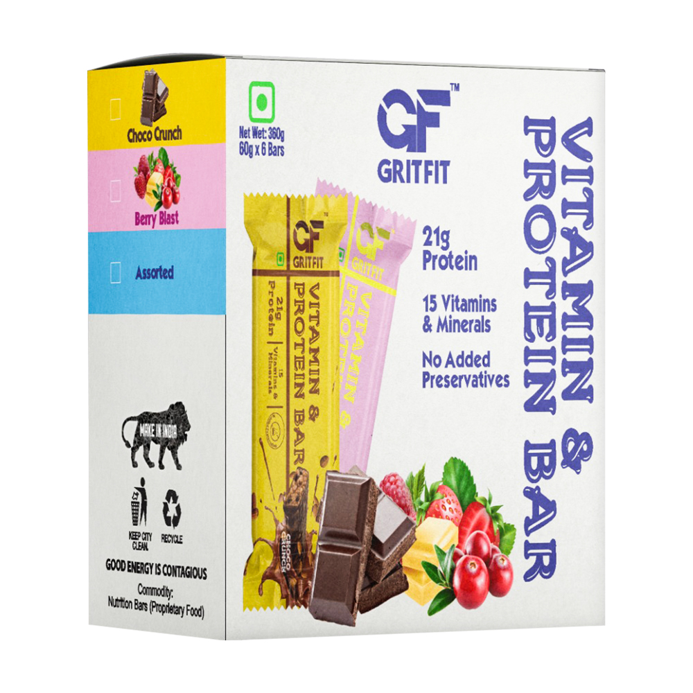 GritFit Protein Bars Assorted Pack