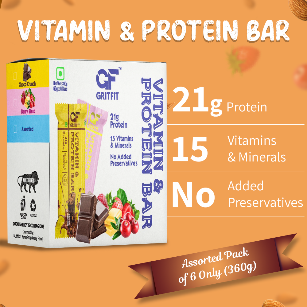 GritFit Protein Bars Assorted Pack