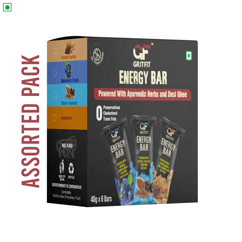  GritFit Superfood Energy Bar – Assorted Pack