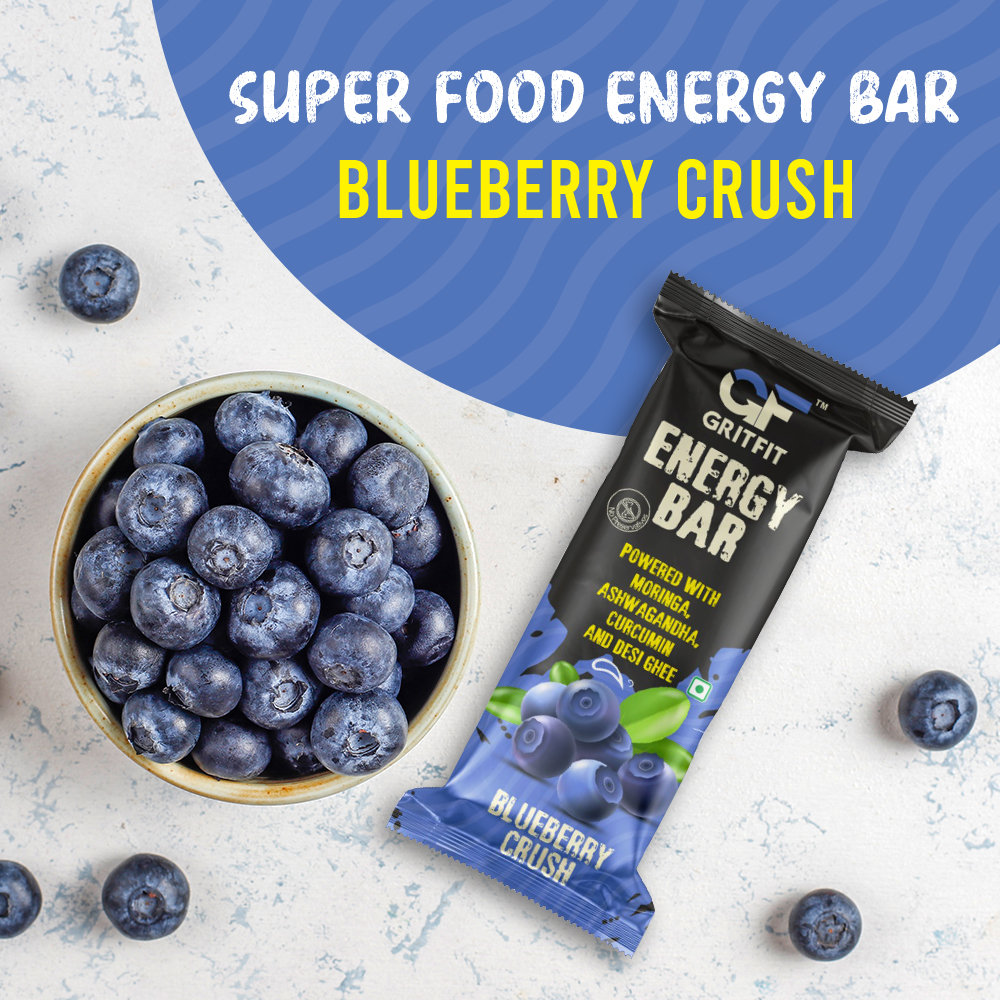 Gritfit Energy Bar - Blueberry Crush