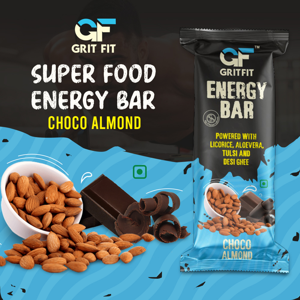 GritFit Superfood Energy Bar – Choco Almond