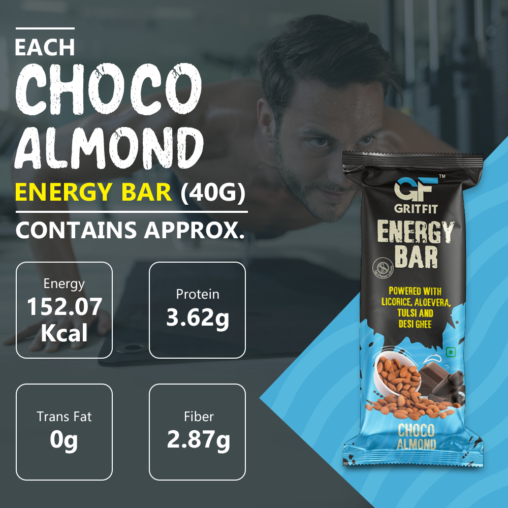 GritFit Superfood Energy Bar – Choco Almond
