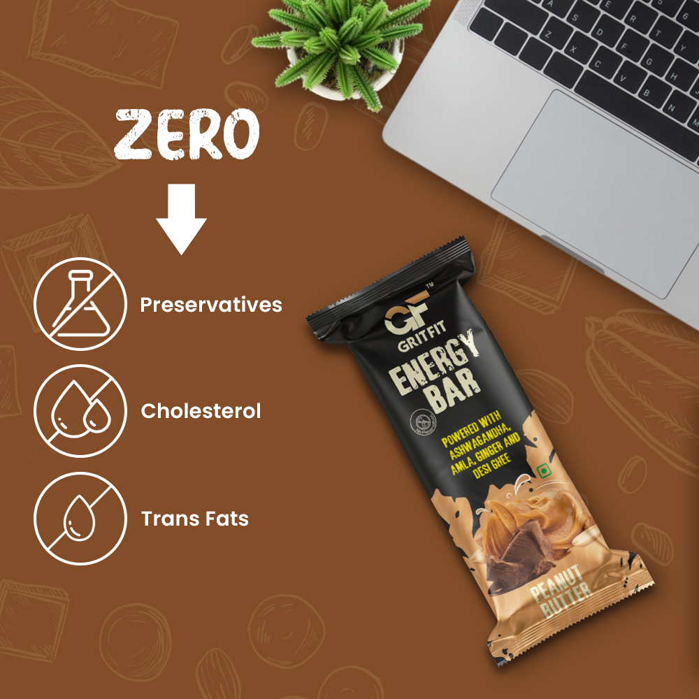  GritFit Superfood Energy Bar – Peanut Butter