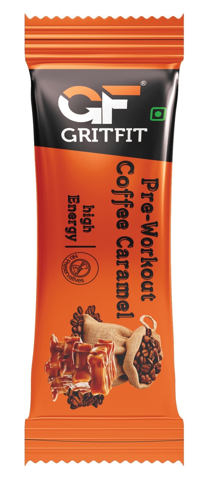 Gritfit Pre-Workout Coffee Caramel Bar