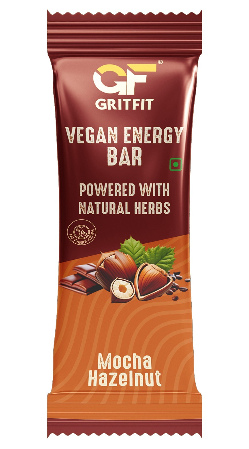 Gritfit Vegan Energy Bar with natural herbs