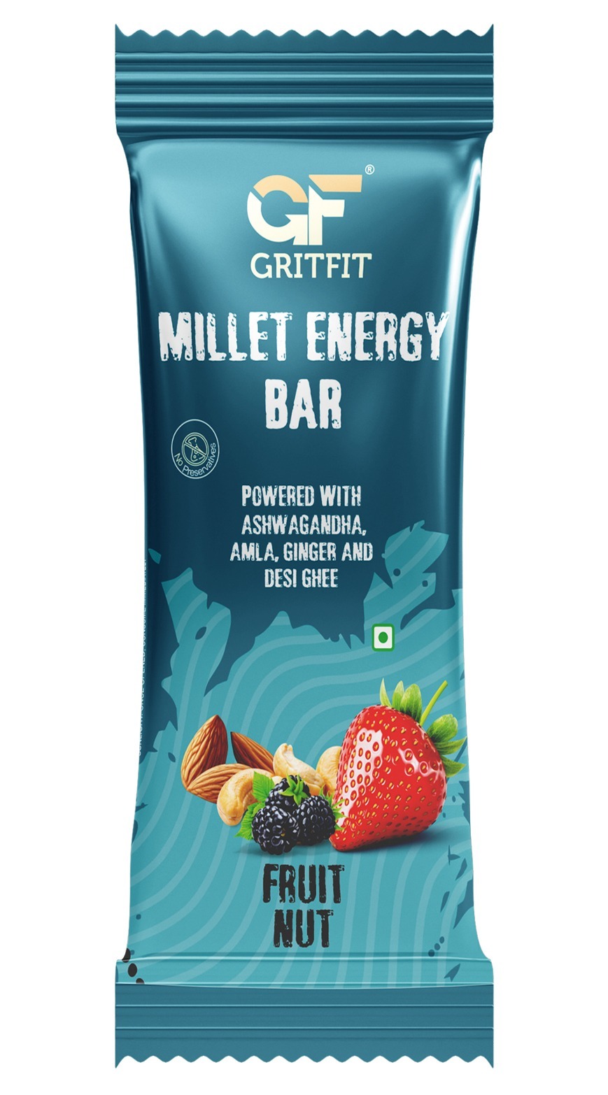 Millet Energy Bar With Ashwagandha, Amla, Ginger, and Desi Ghee