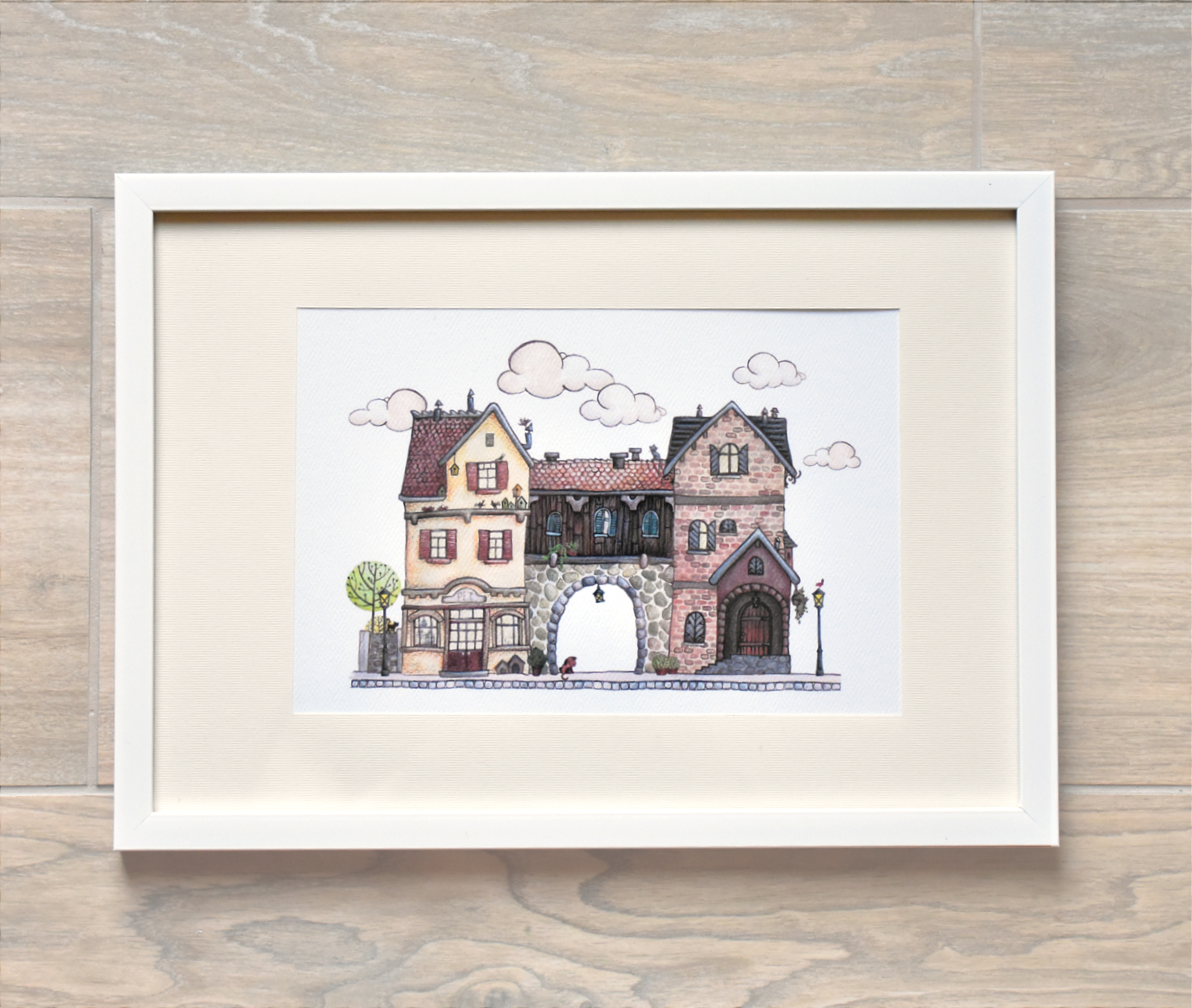 Meseváros 04 - Nyomtatott illusztráció