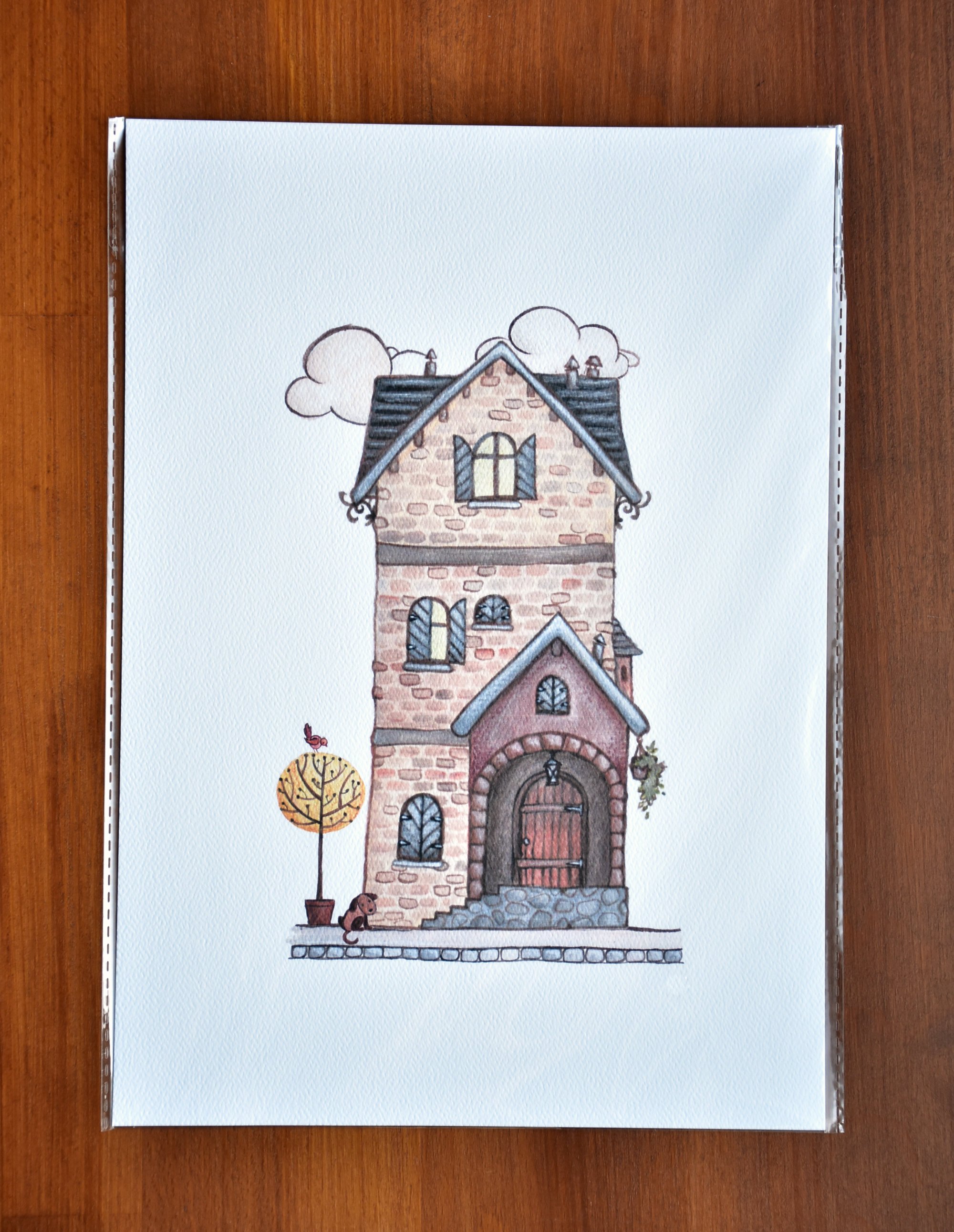 Meseváros 01 - Nyomtatott illusztráció