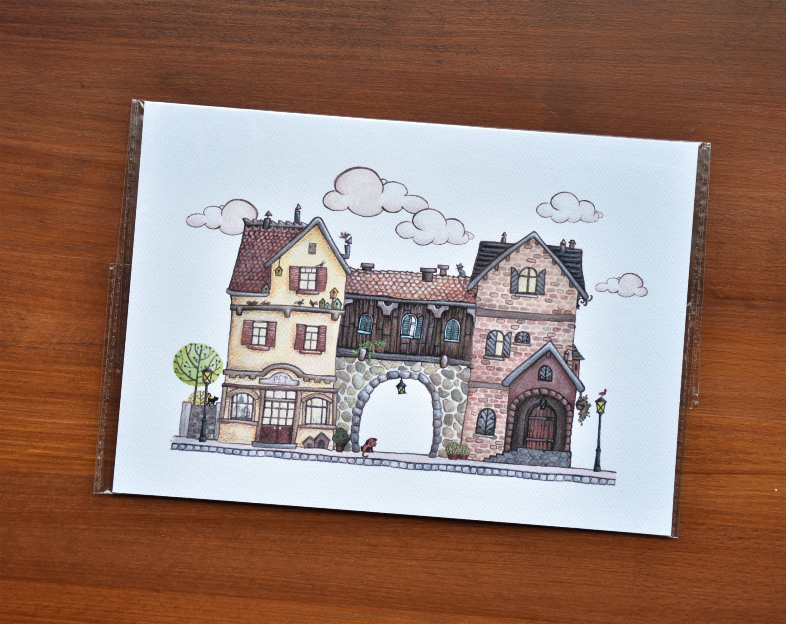 Meseváros 04 - Nyomtatott illusztráció