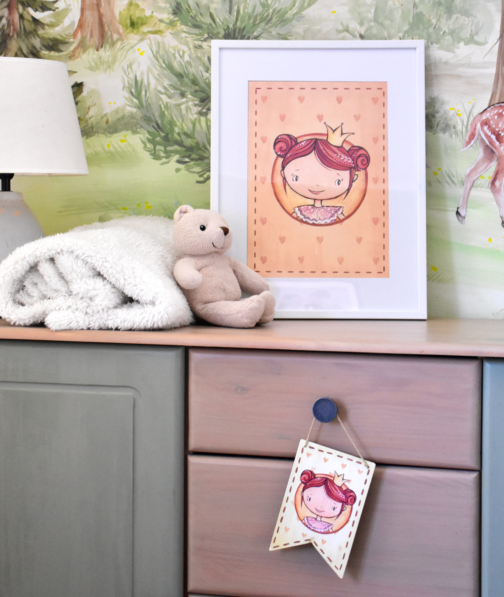 Kis hercegnő - felakasztható dísz