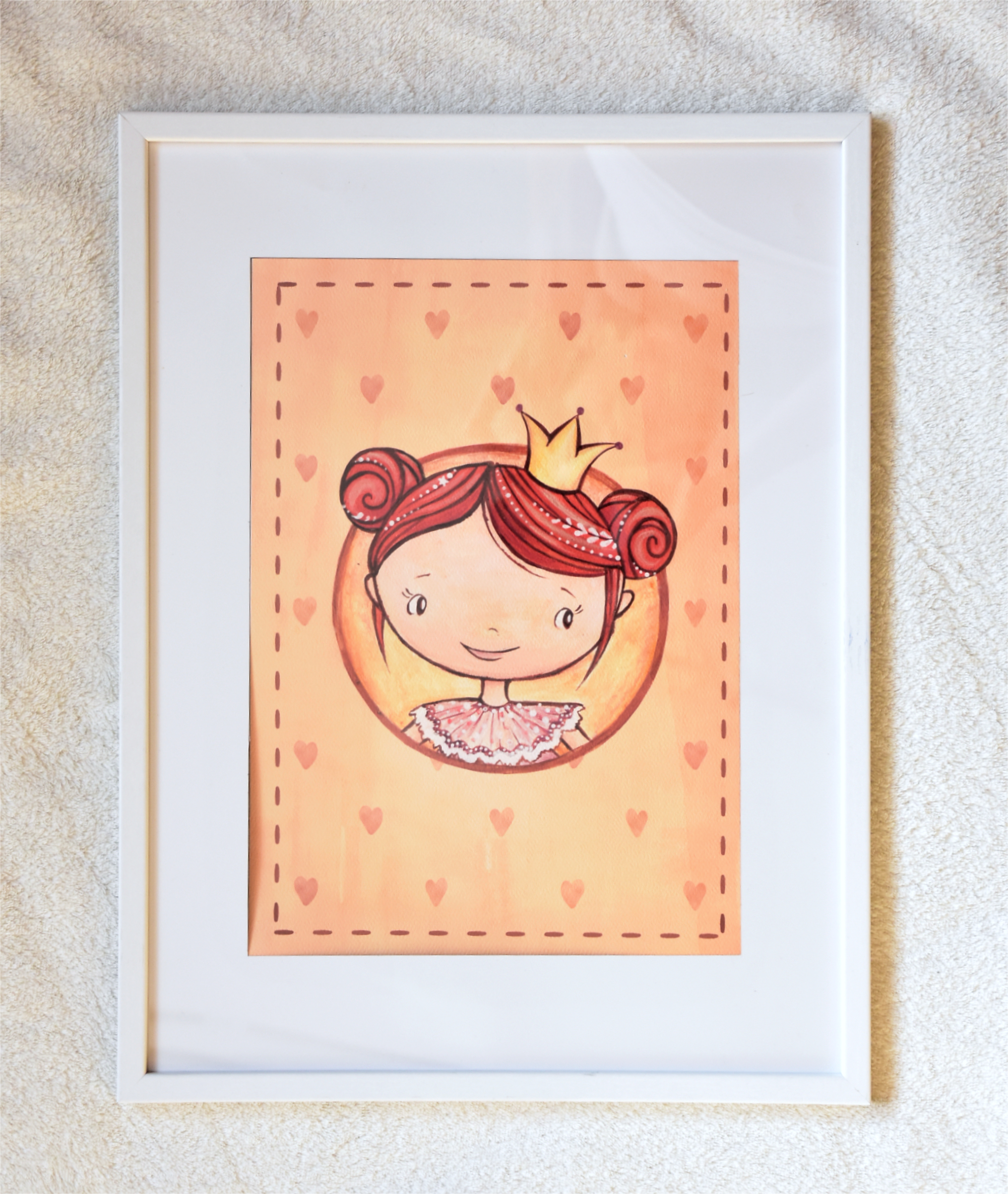 Kis hercegnő - Nyomtatott illusztráció