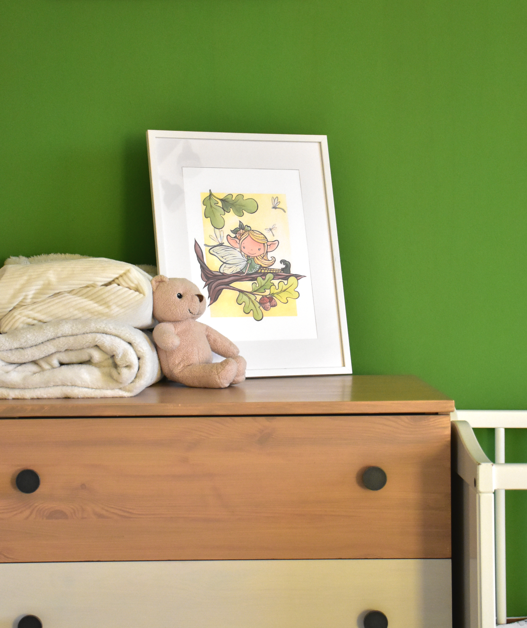 Kis erdei tündér - Nyomtatott illusztráció