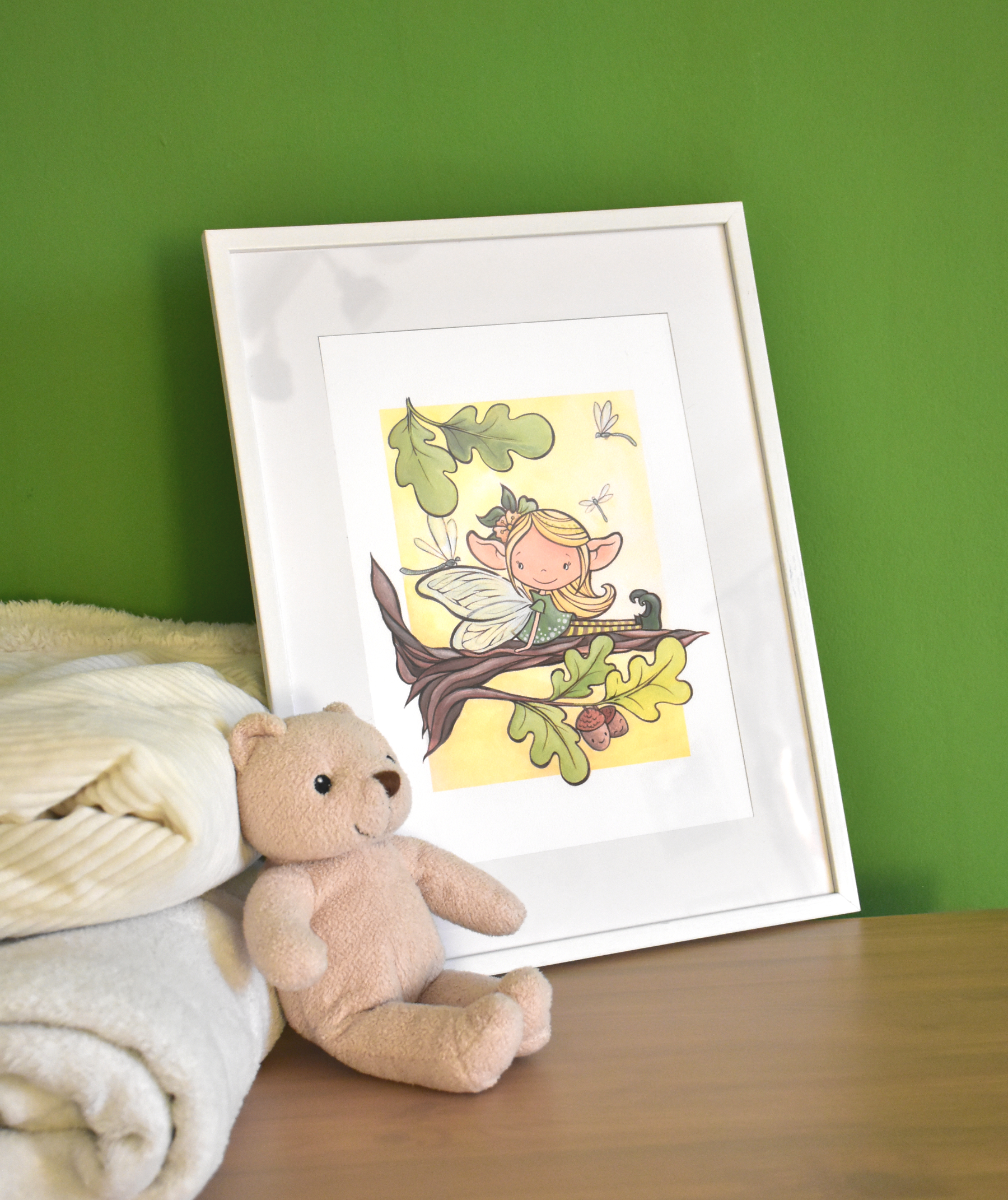 Kis erdei tündér - Nyomtatott illusztráció