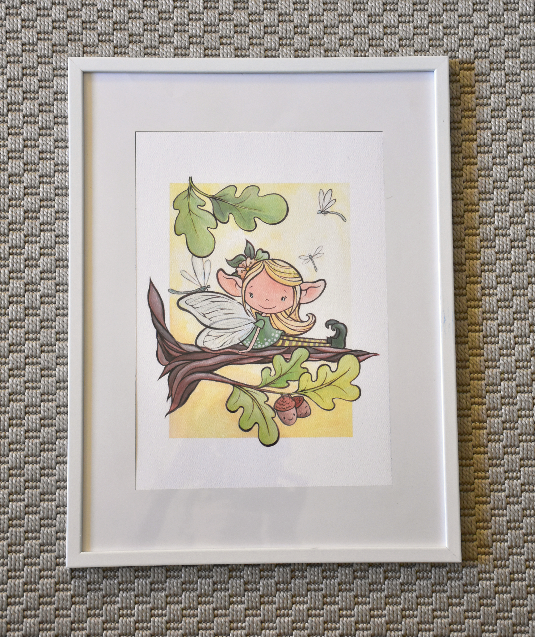 Kis erdei tündér - Nyomtatott illusztráció