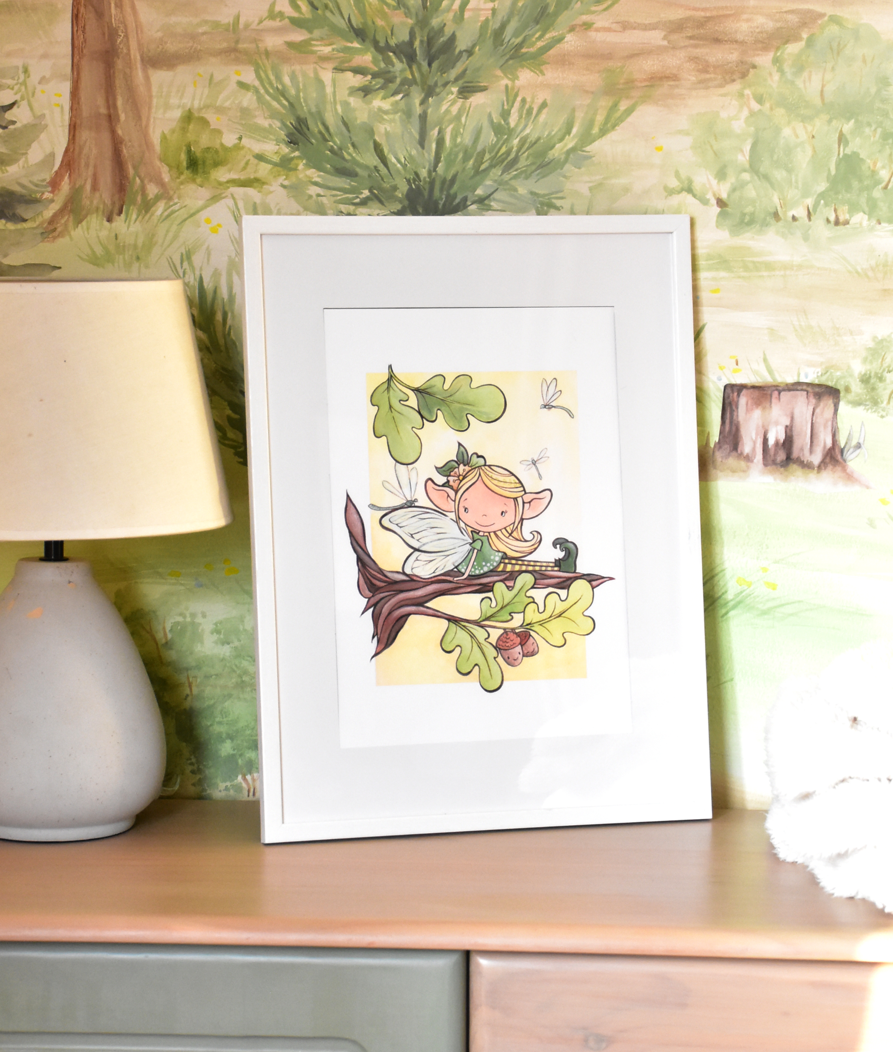 Kis erdei tündér - Nyomtatott illusztráció