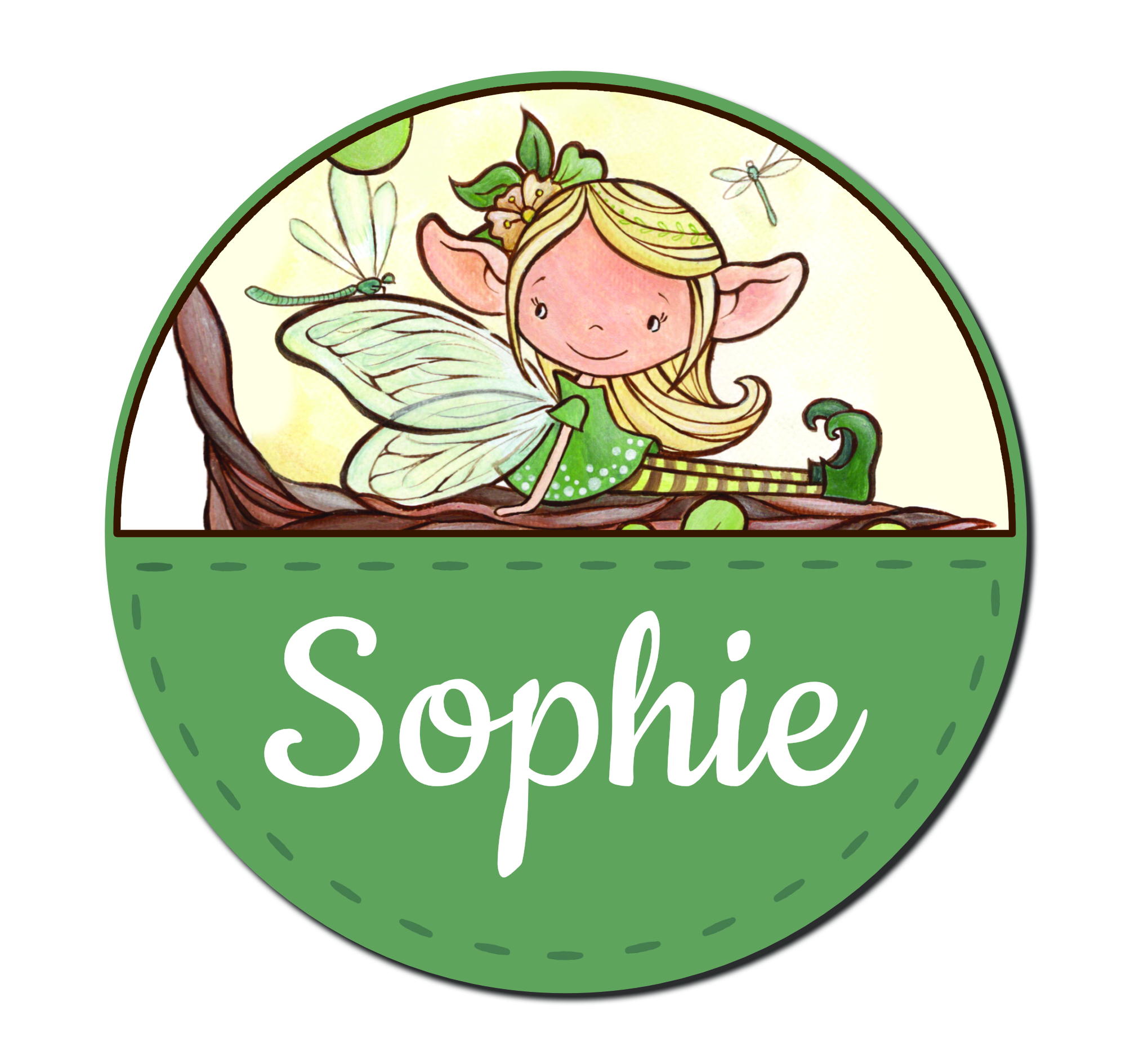 Erdő tündérke - Egyedi ajtótábla saját névvel