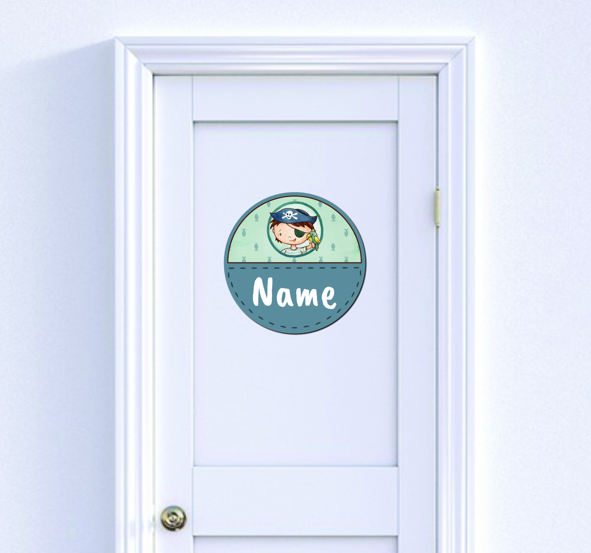 Kis kalóz - Egyedi ajtótábla saját névvel