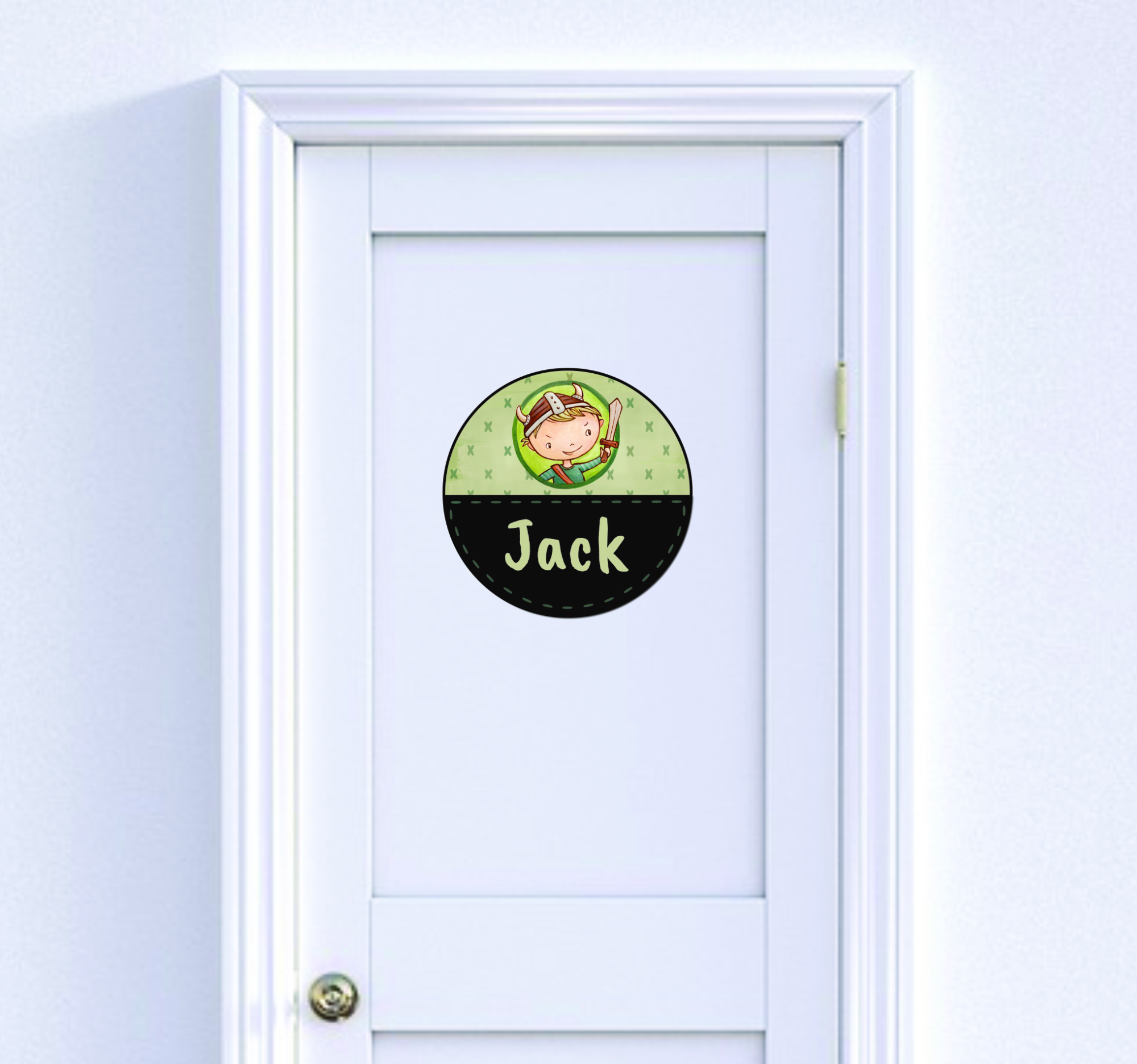 Kis viking fiú - Egyedi ajtótábla saját névvel