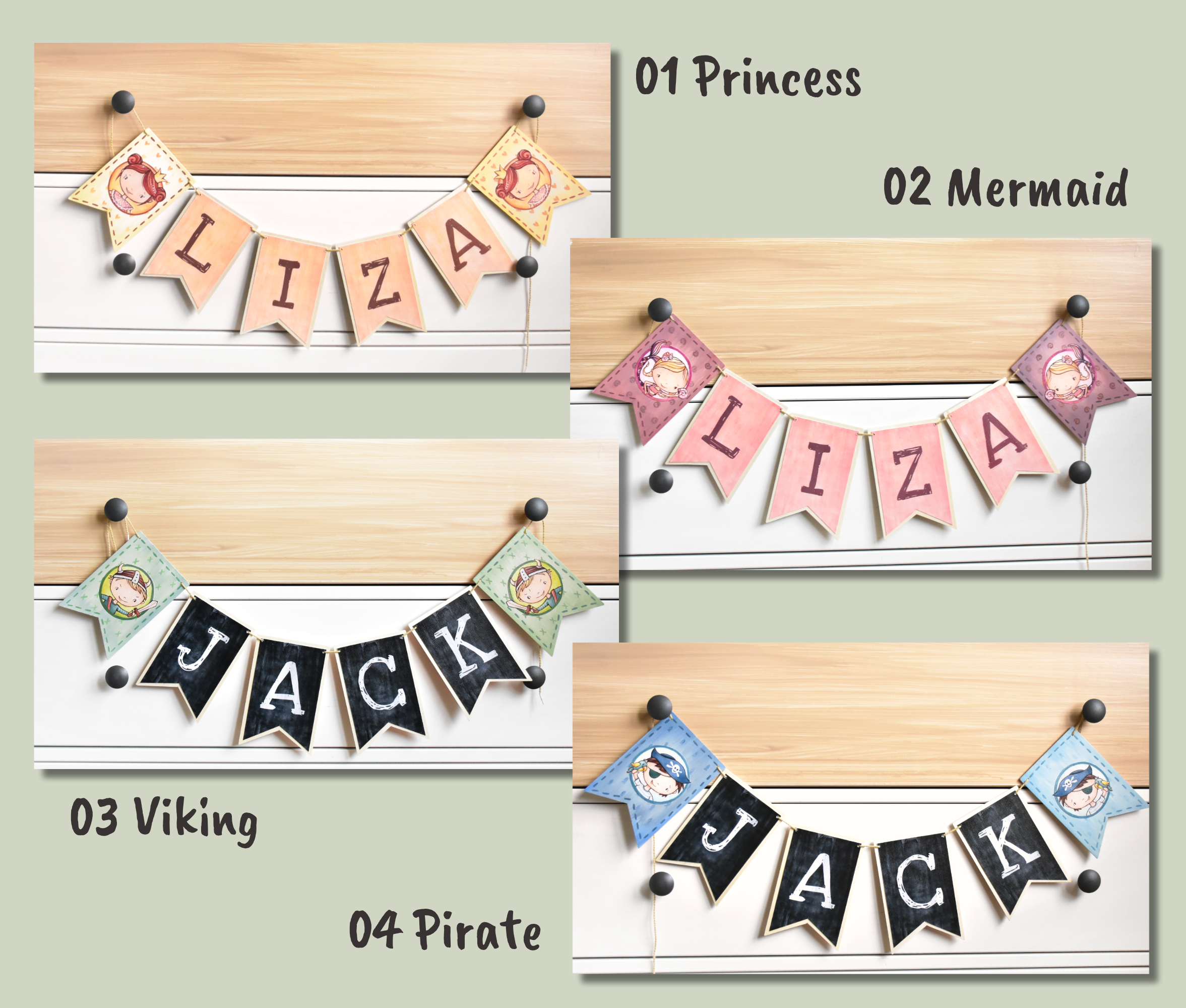 Neves girland - Hableány