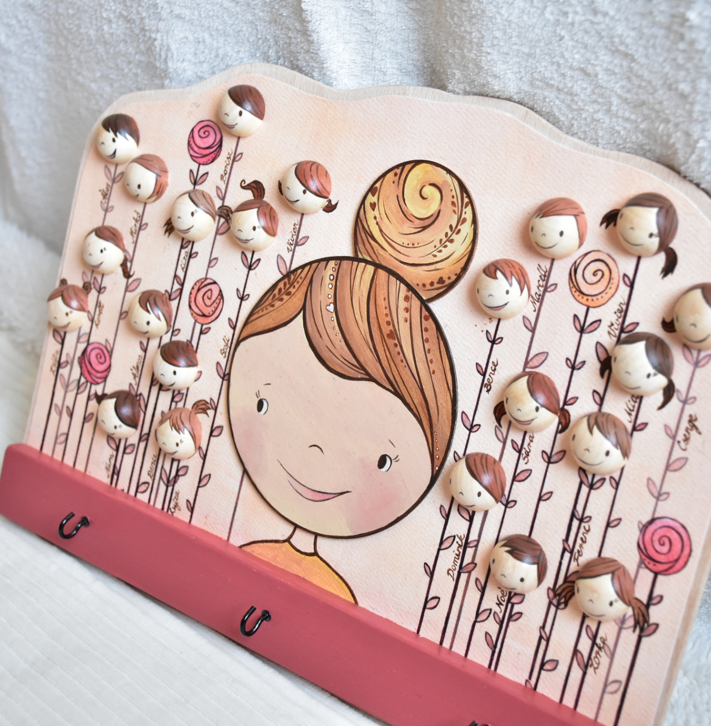 Óvonőknek ajándék kulcstartó - fali dekoráció