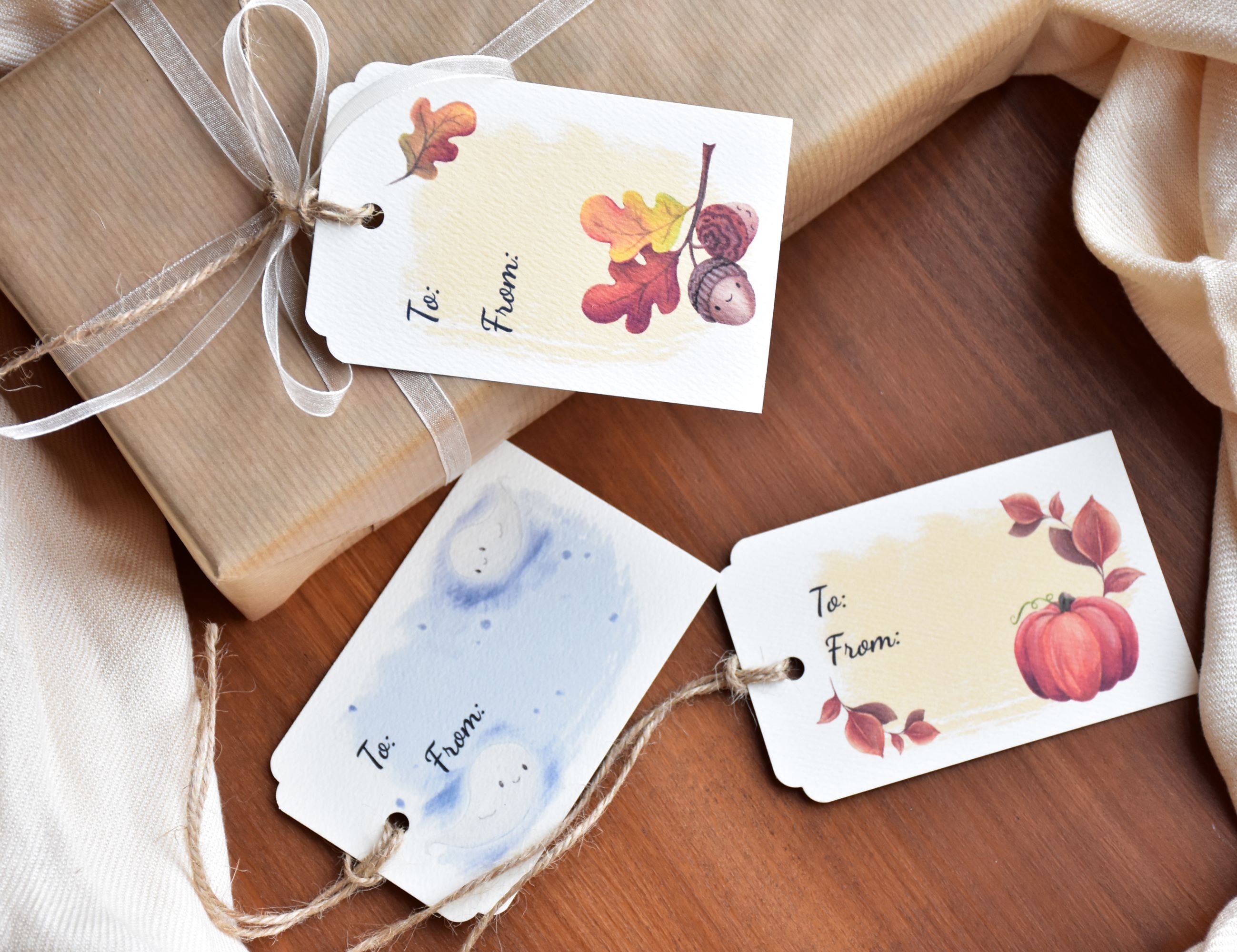 Makkocskák - Őszi üdvözlő kártya szett