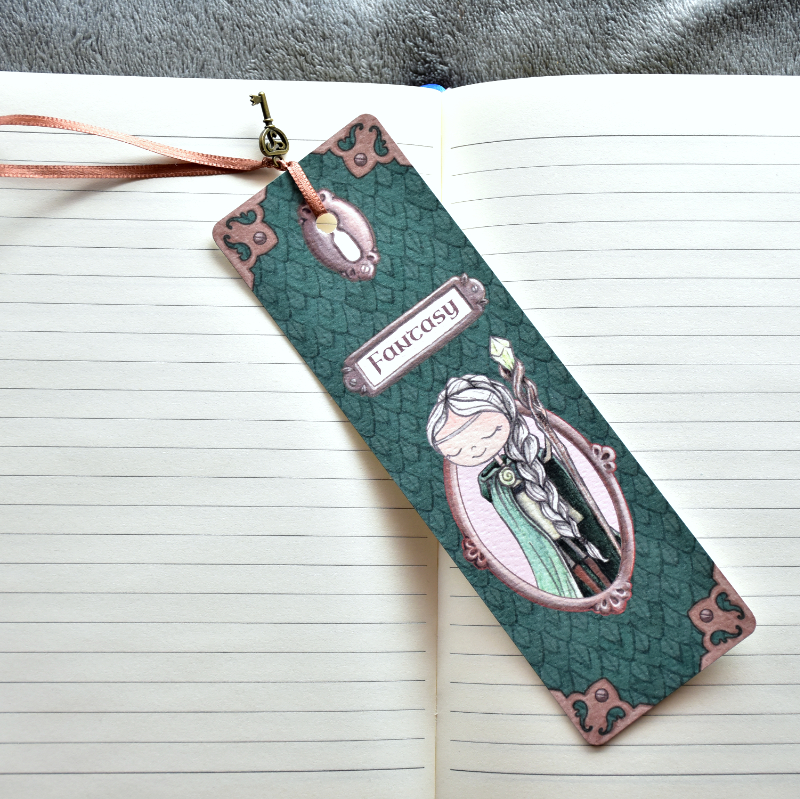 Színes Monka-lányok - kulcsos könyvjelző válogatás 2. 