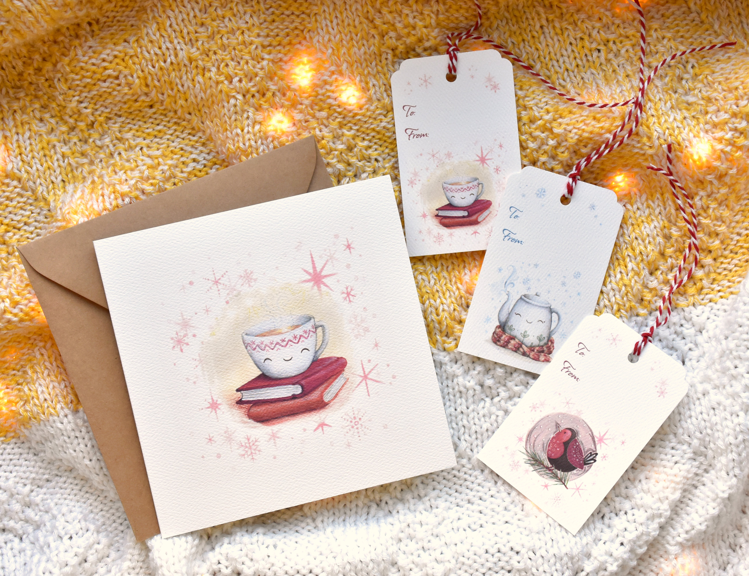 Téli képek 1. - Karácsonyi üdvözlő kártya szett