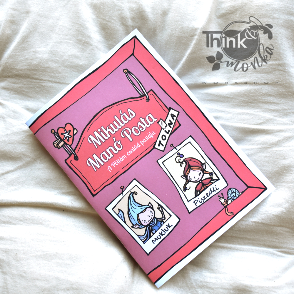 Mikulás Manó Posta - színezőfüzet mesével