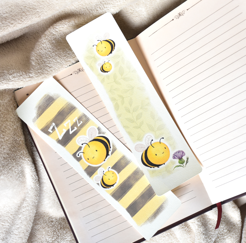 Méhecskés könyvjelzők