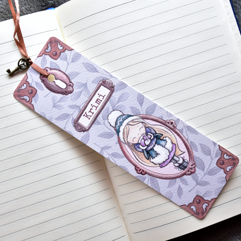 Színes Monka-lányok - kulcsos könyvjelző válogatás 1. 