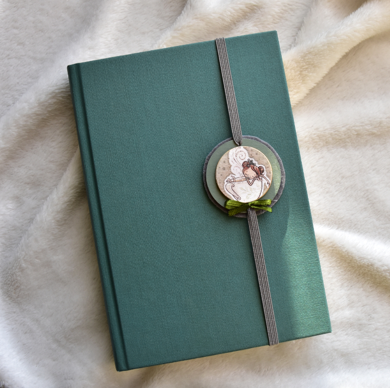 Gumis könyvjelző - Monka-lányok (ősz-tél)