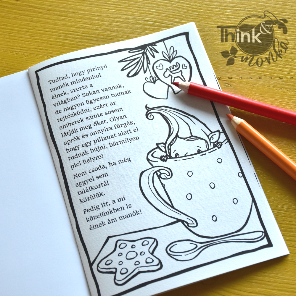 Mikulás Manó Posta - színezőfüzet mesével