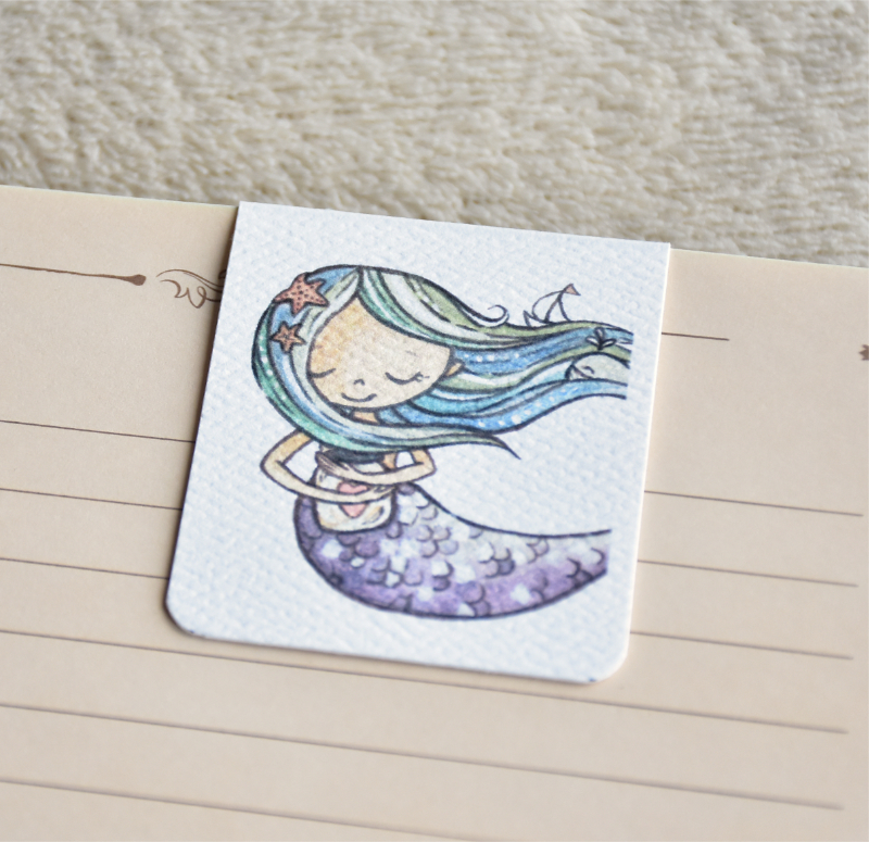 Színes Monka-lányok - mágneses könyvjelzők