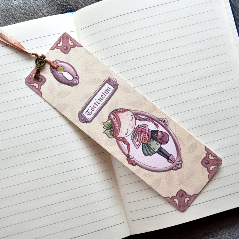 Színes Monka-lányok - kulcsos könyvjelző válogatás 1. 