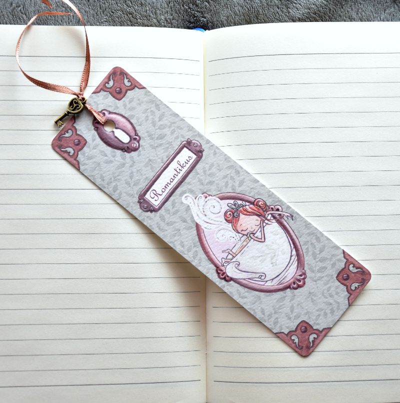 Színes Monka-lányok - kulcsos könyvjelző válogatás 2. 