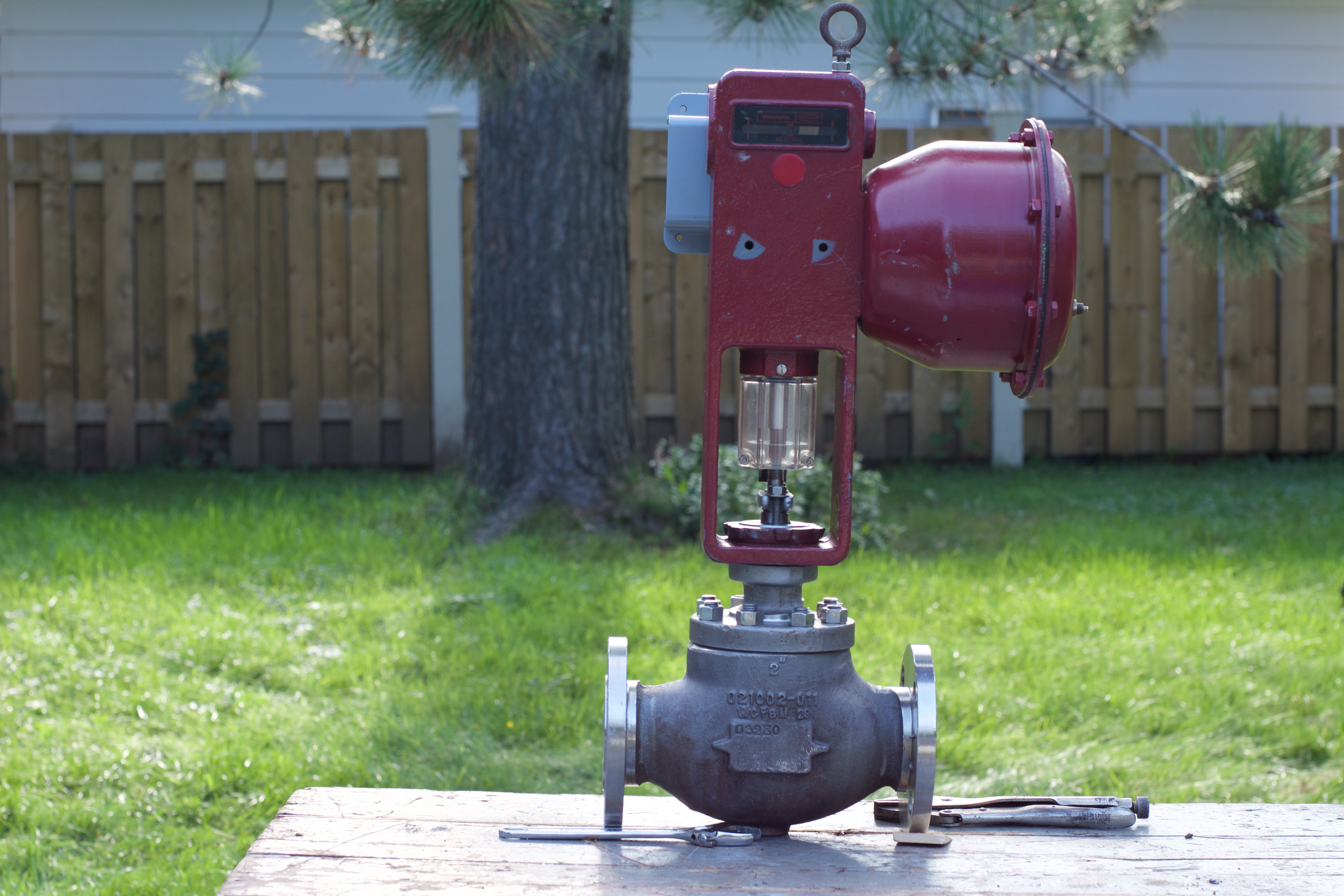 Masoneilan single seat 2" valve SS316, Sigma F actuator, tested 6-month warranty