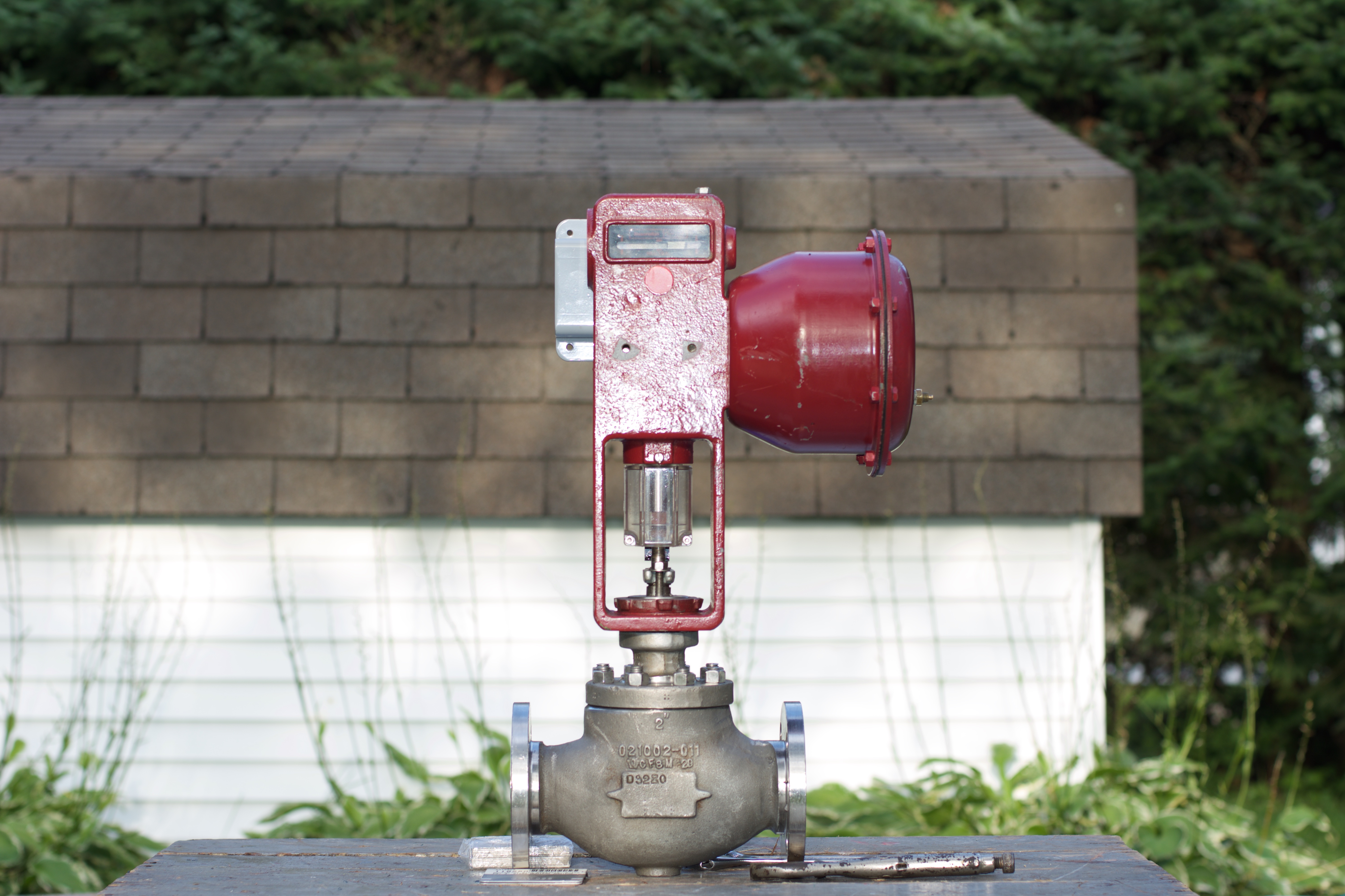 Masoneilan single seat 2" valve SS316, Sigma F actuator, tested 6-month warranty