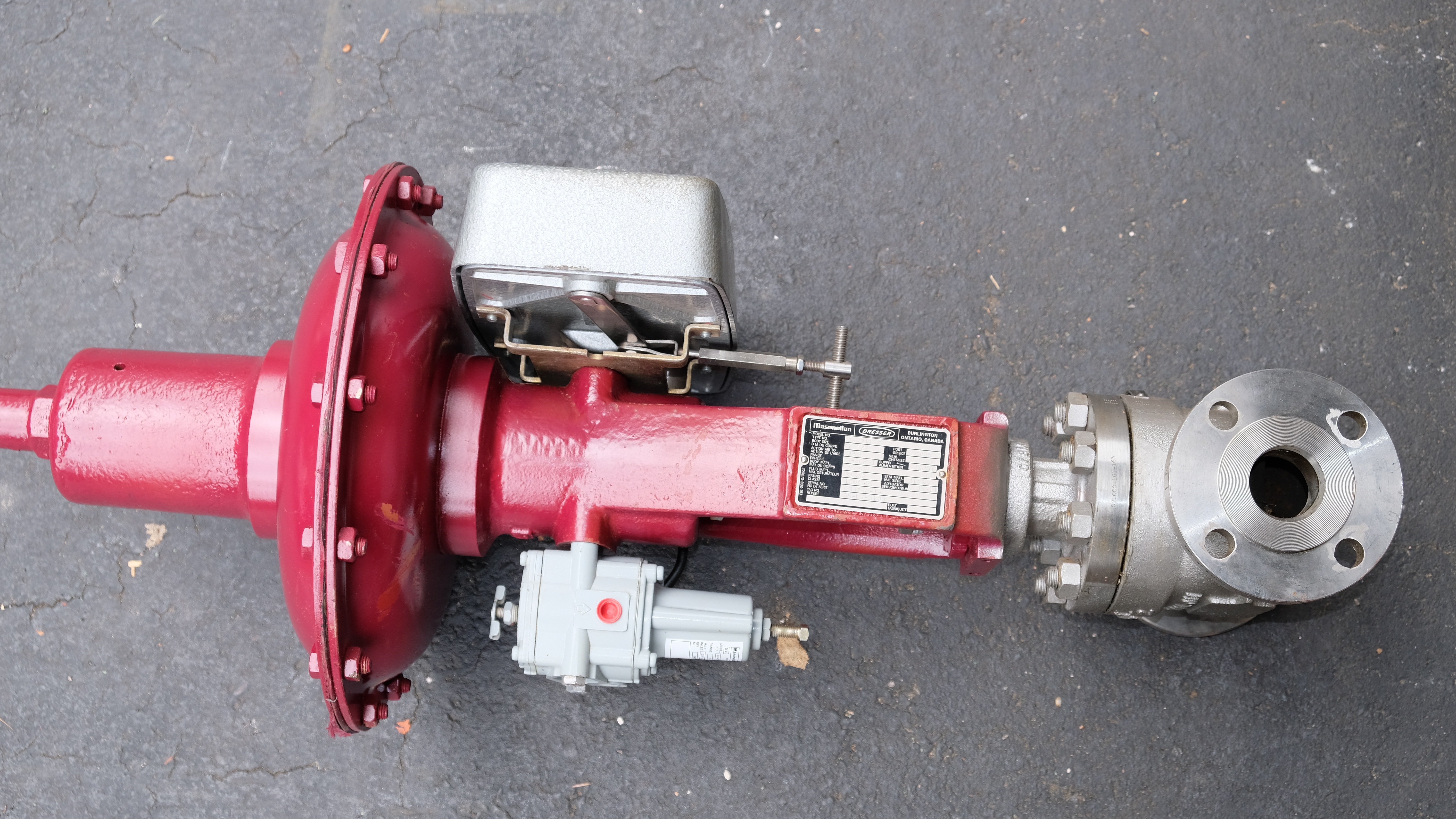 Masoneilan 1 1/2" 38-21124 valve, POSITIONER NOT INCLUDED, tested 6-mo warranty