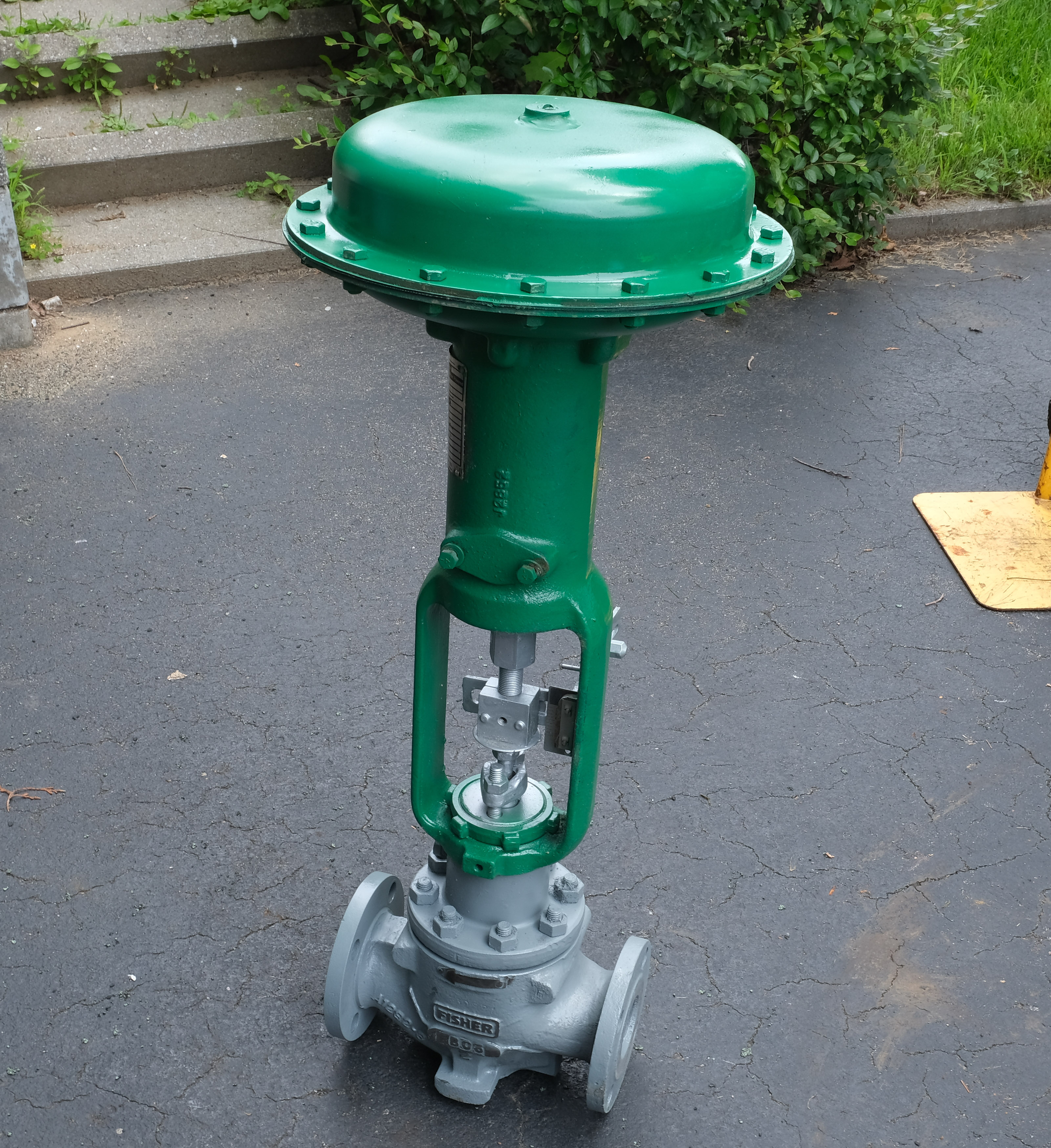 Fisher 2" ED valve, port 2" 5/16, 667 size 40 air to open, tested, 6-month warranty