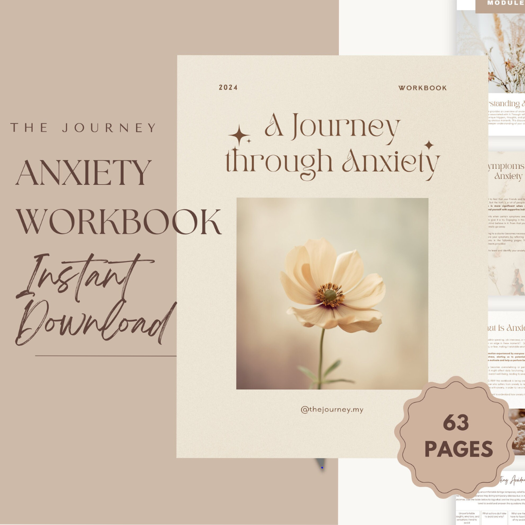 A Journey Through Anxiety Workbook (Digital Copy)