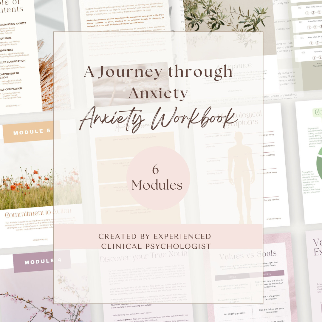 A Journey Through Anxiety Workbook (Digital Copy)