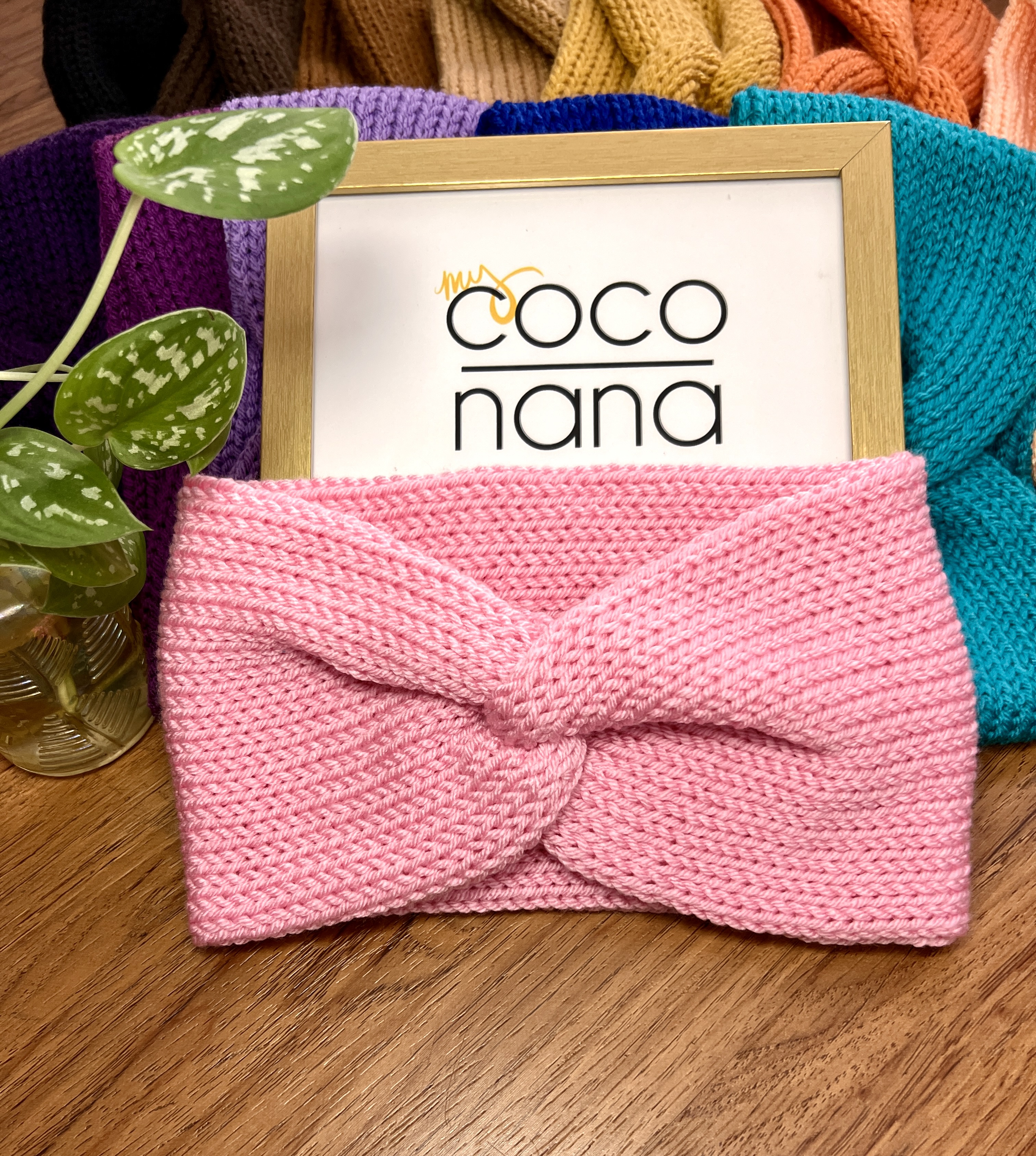 Soft Pink Lagniappe Twist Knitted Headband