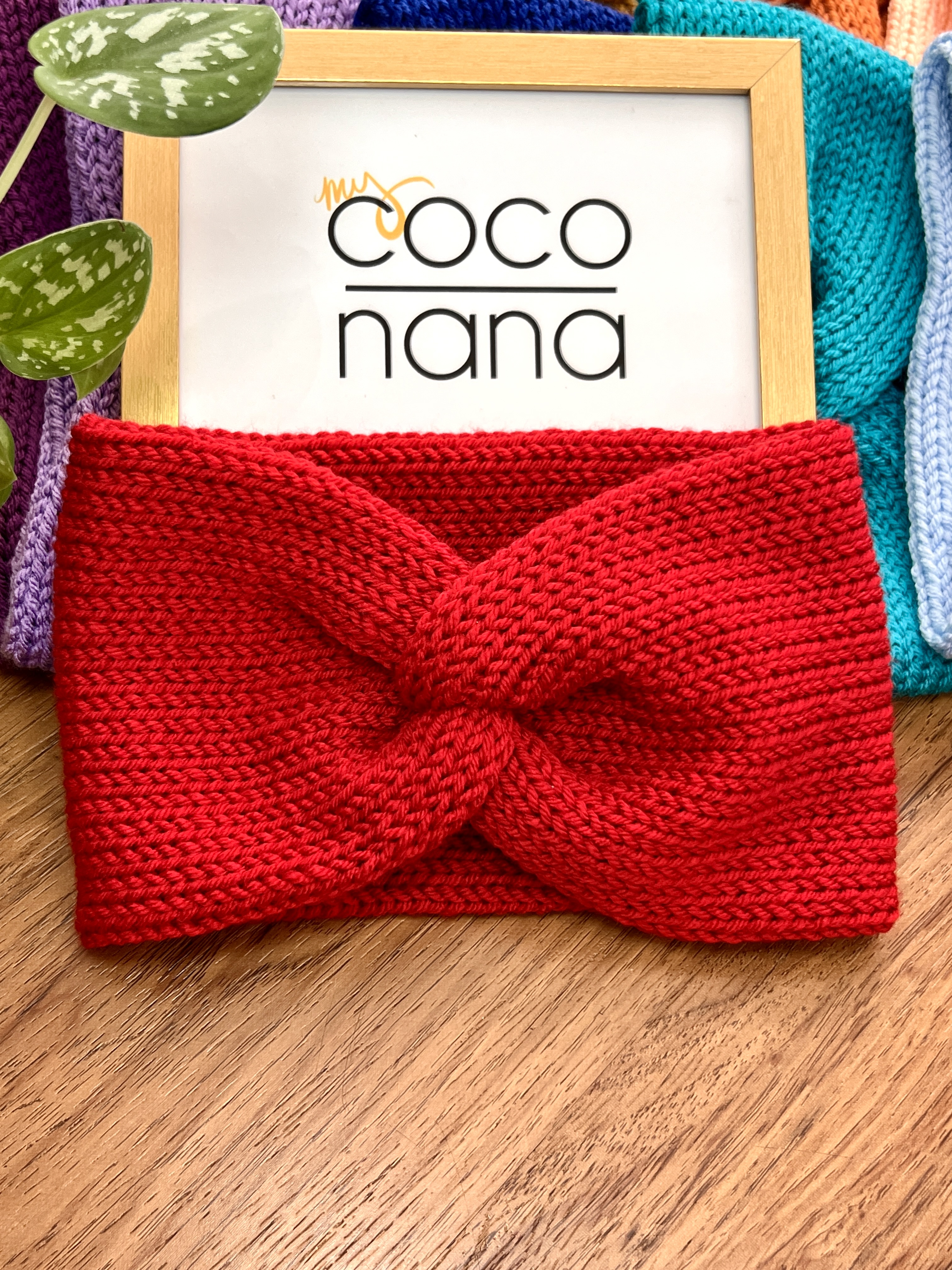 Red Lagniappe Twist Headband