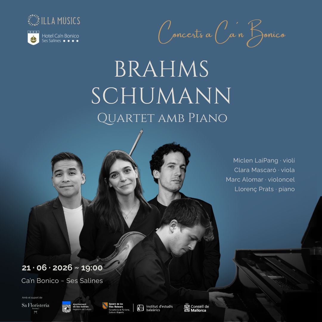 BRAHMS SCHUMANN Quartet amb Piano 
