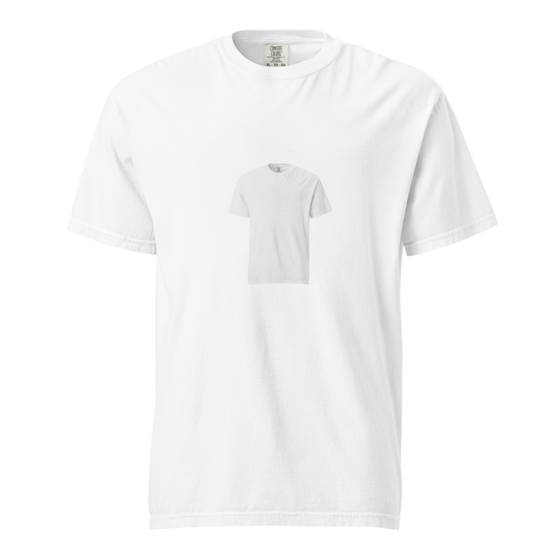 Unisex garment-dyed heavyweight t-shirt