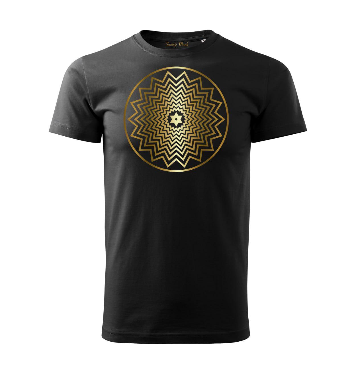 Shiva Yantra T-Shirt with Golden Vinyl - Sacred Geometry, big Yantra